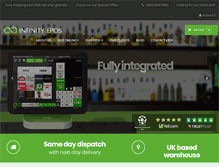 Tablet Screenshot of infinityepos.com